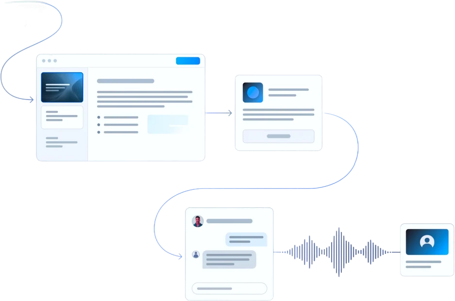 Vocaliv structuring training material into a course